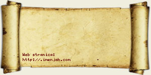 Latinka Kaloper vizit kartica